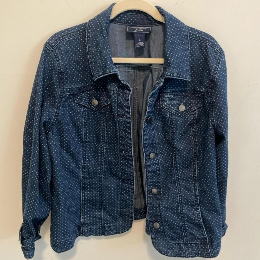 Charter-club Women's Blue and Navy Jacket